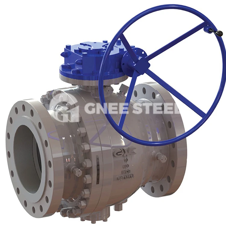 cast steel trunnion ball valve