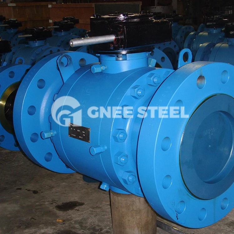 trunnion mounted ball valve