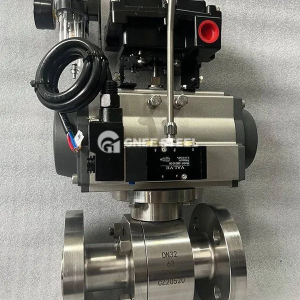 Dövme çelik flanged bilyalı valf